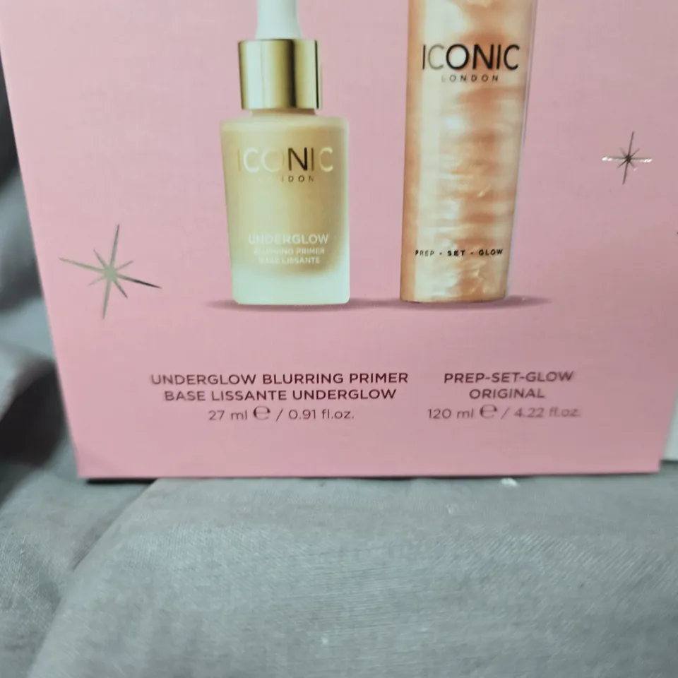 ICONIC LONDON THE EVERYDAY GLOW GIFT SET – UNDERGLOW PRIMER BASE 27ML + PREP-SET-GLOW ORIGINAL 120ML