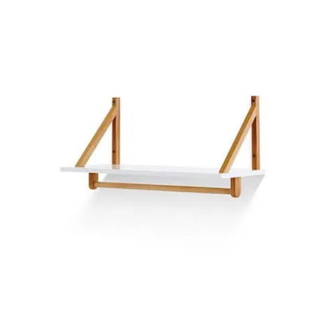 BOXED OBABY MAYA SHELF - WHITE WITH NATURAL (1 BOX)