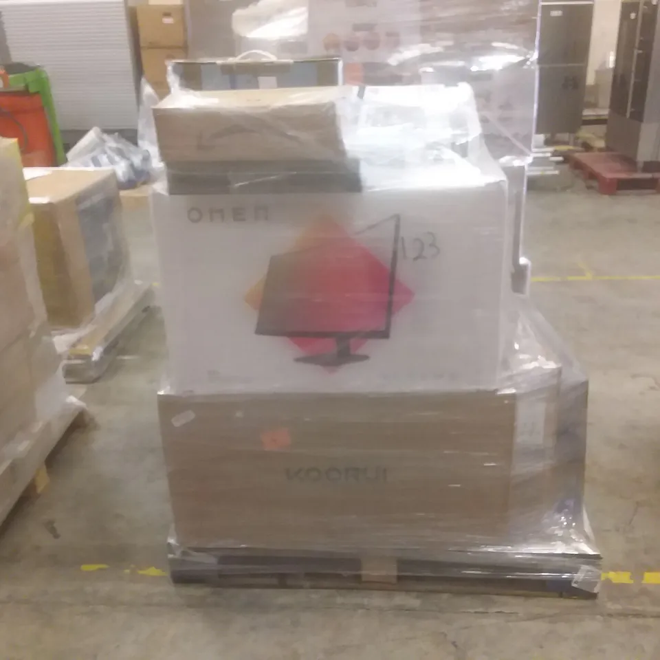 PALLET OF APPROXIMATELY 21 UNPROCESSED RAW RETURN MONITORS TO INCLUDE;