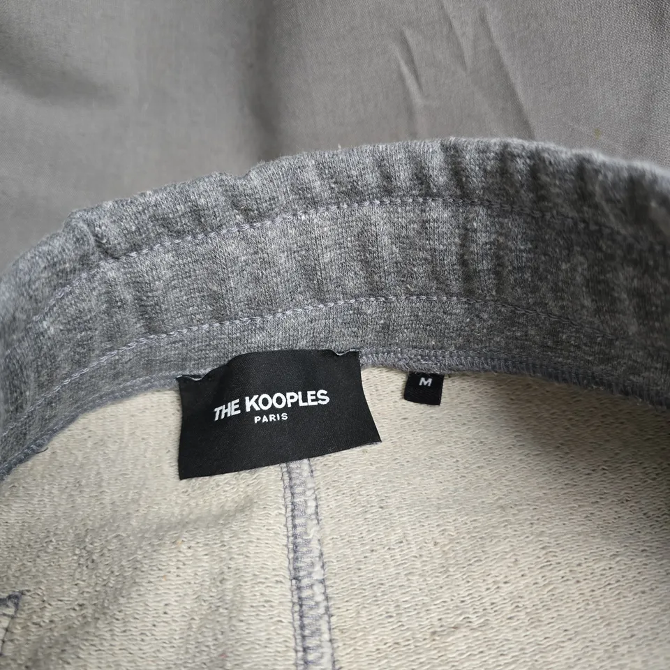 THE KOOPLES PARIS GREY JOGGERS – SIZE M