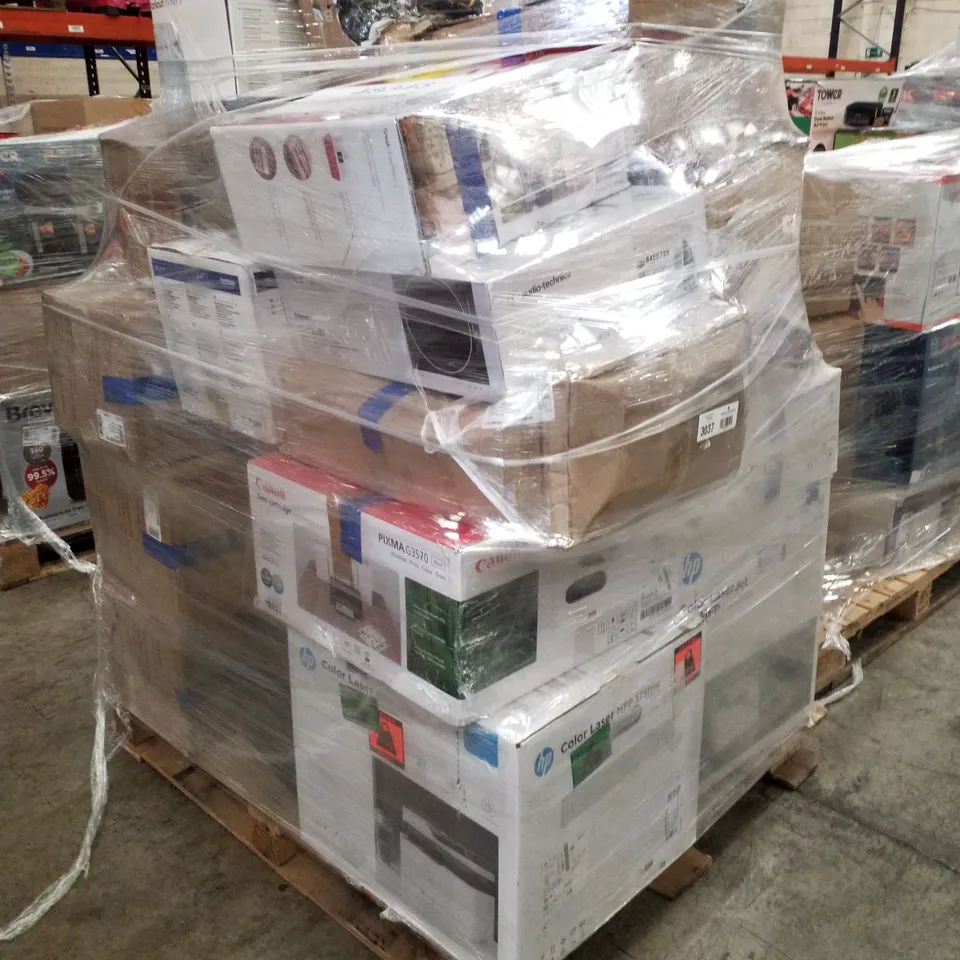 PALLET OF APPROXIMATELY 19 UNPROCESSED RAW RETURN HOUSEHOLD AND ELECTRICAL GOODS TO INCLUDE;