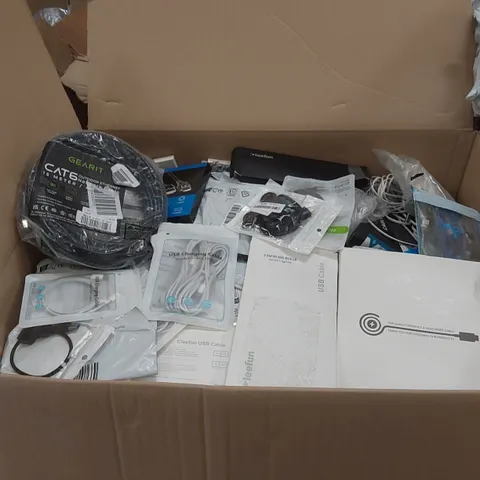 PALLET CONTAINING A LARGE QUANTITY OF ASSORTED CABLES INCLUDING: USB TYPE C CABLES, HDMI CABLES, ETHERNET CABLES ECT