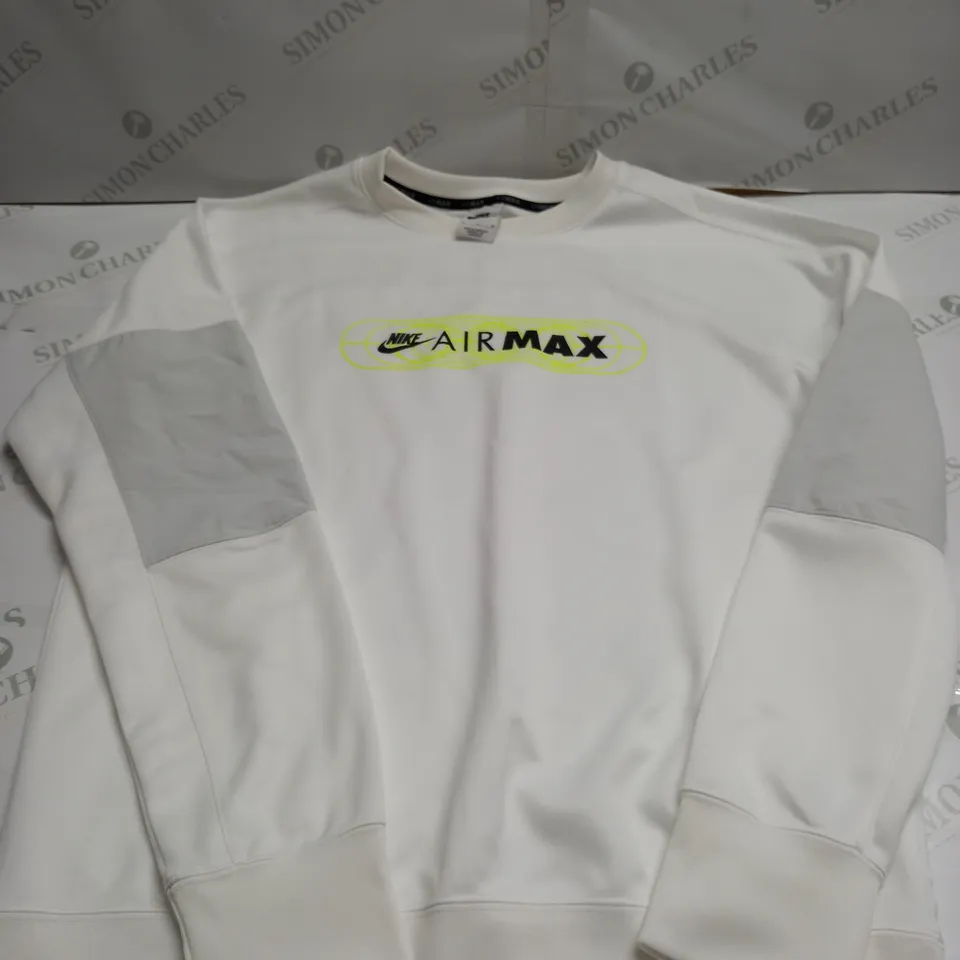 NIKE AIR MAX WHITE JUMPER - MEDIUM