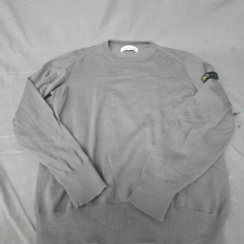 STONE ISLAND CREWNECK SWEATSHIRT – GREY – SIZE L