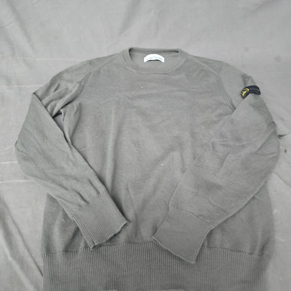 STONE ISLAND CREWNECK SWEATSHIRT – GREY – SIZE L
