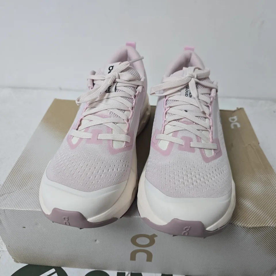 BOXED ON WOMENS CLOUDSURFER TRAIL 2, LILY/GARDENIA - SIZE UK 8 