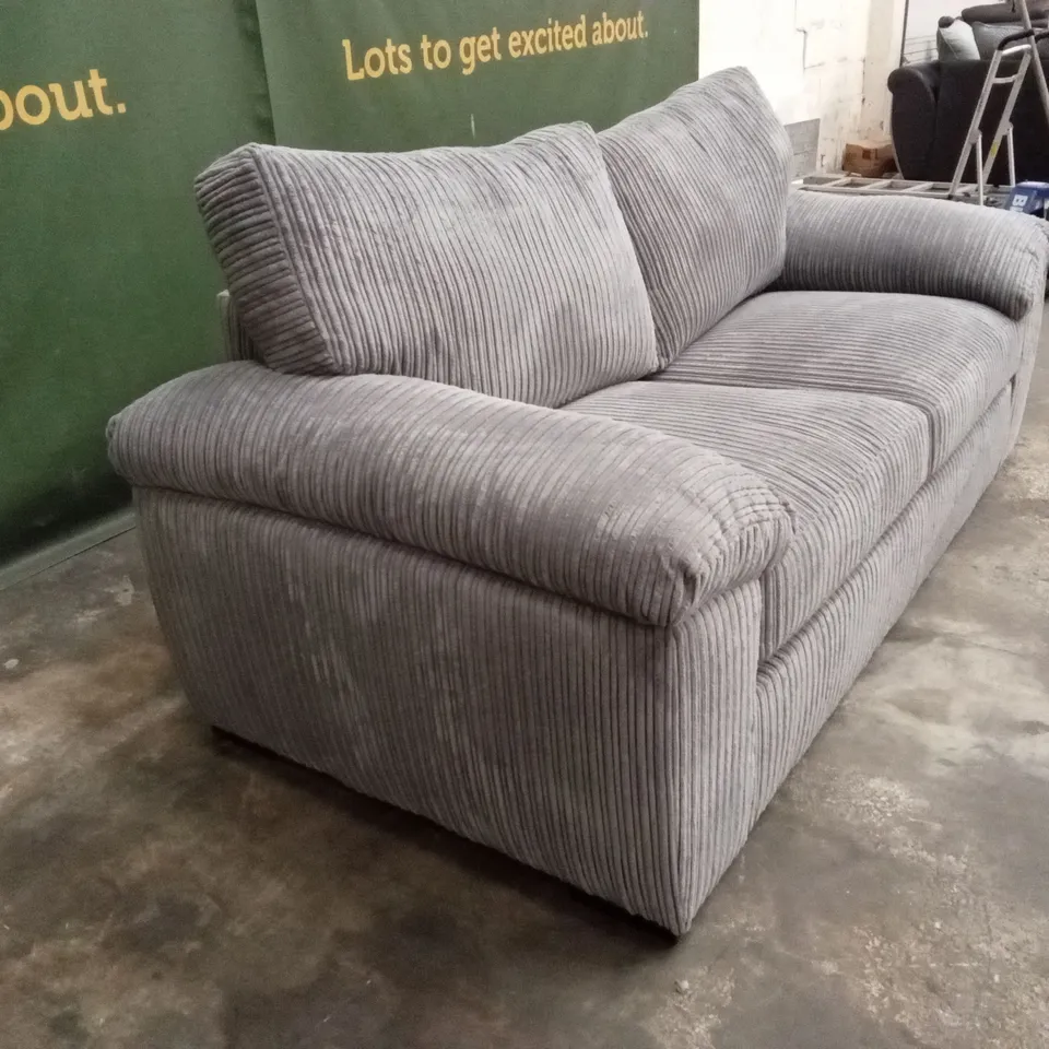 AMALFI STANDARD BACK FABRIC SOFA BED - CHARCOAL RRP £699