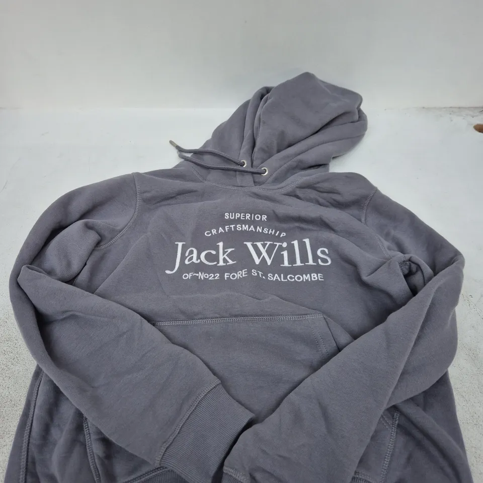 JACK WILLS HOODIE – GREY – UK 10