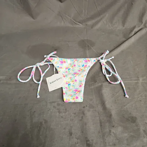 KULANI KINIS FOREVER FAIRYTALE RIB TIE SIDE BIKINI BOTTOM IN MULTI SIZE L