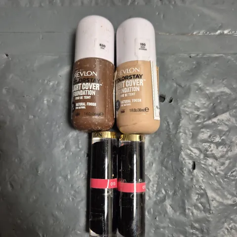 BOX OF APPROXIMATELY 80 ASSORTED HEALTH & BEAUTY ITEMS TO INCLUDE - REVLON LIPSTICK 015, REVLON FOUNDATION 150 AND REVLON FOUNDATION 620