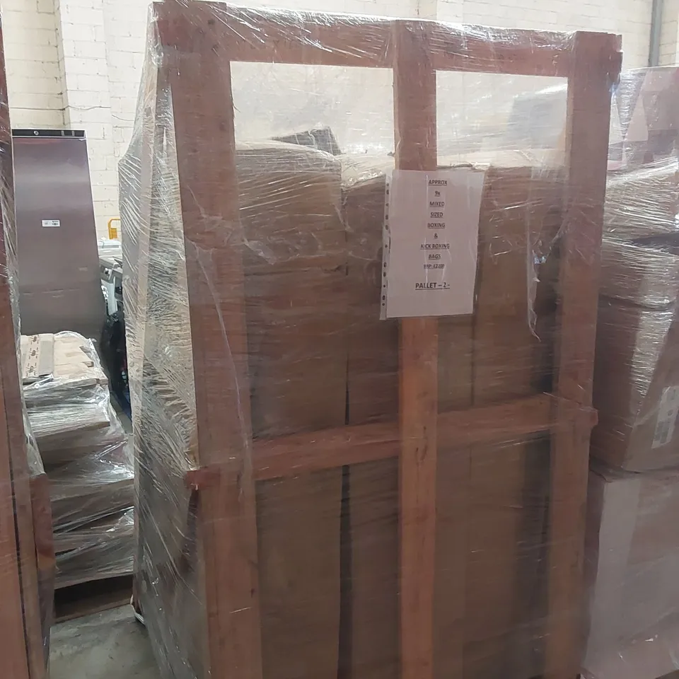 PALLET CONTAINING APPROXIMATELY 9x MIXED PUNCH BAGS