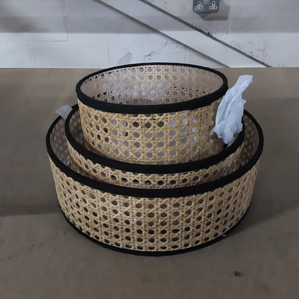 BOXED 30cm H DRUM PENDANT SHADE 