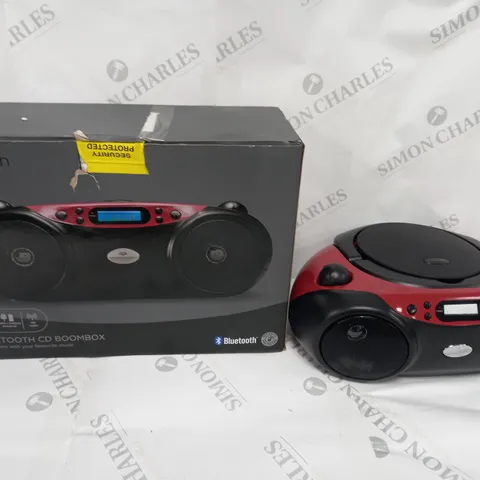 BOXED BLUETOOTH CD & FM RADIO BOOMBOX 