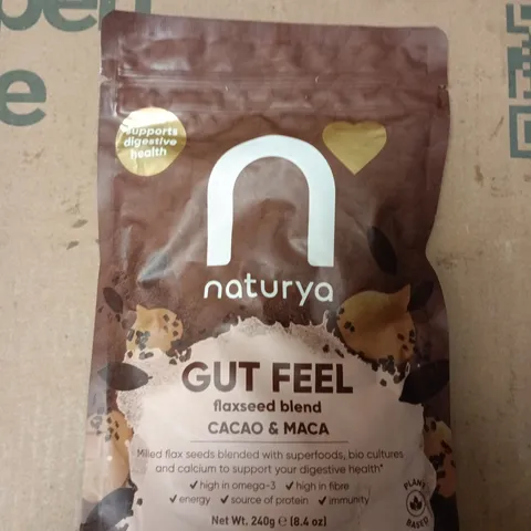 NATURYA GUT FEEL FLAXSEED BLEND CACAO & MACA – 240 G