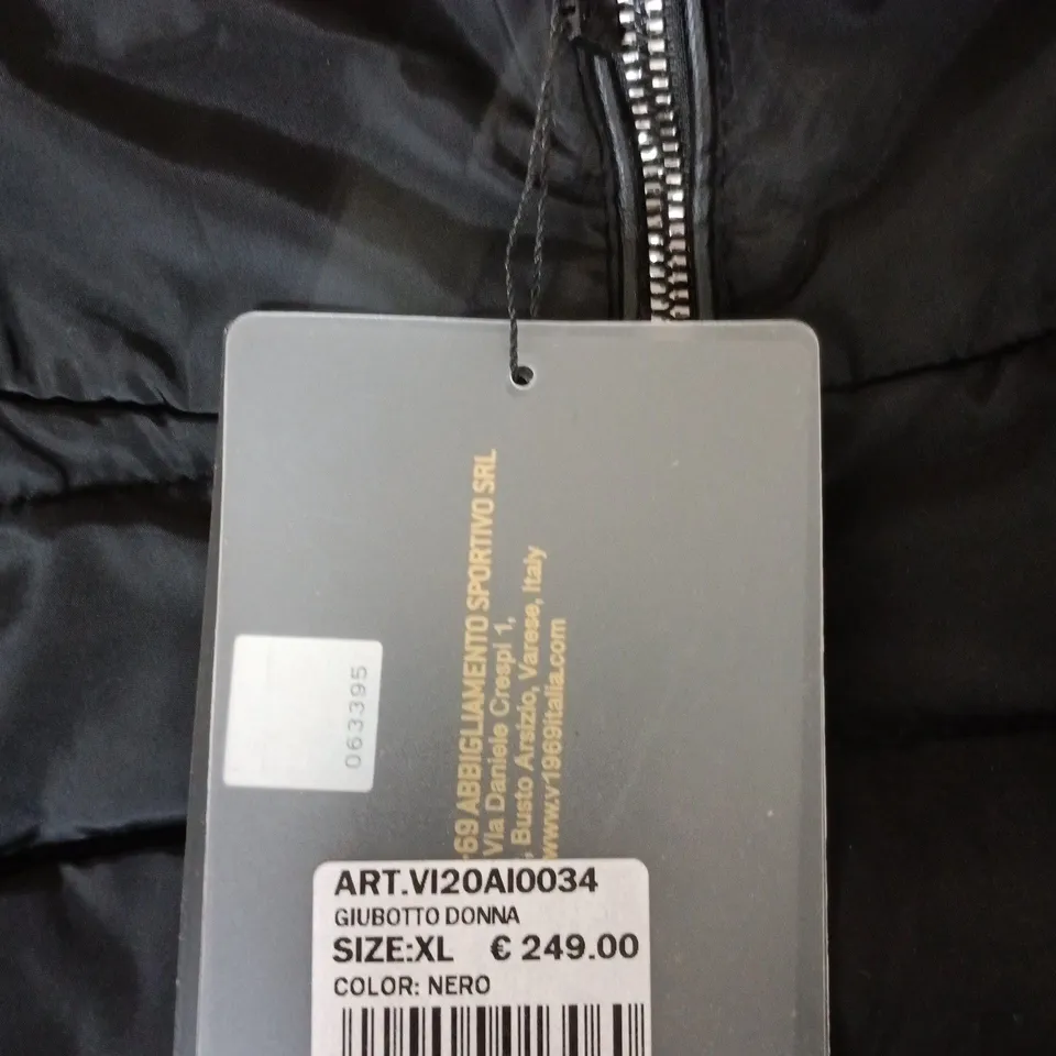 V1969 ITALIA WOMEN'S PUFFER JACKET – XL – BLACK