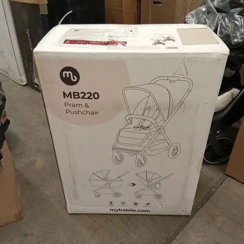 BOXED MYBABIIE MB220 PRAM (1 BOX)