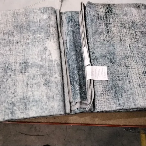 BOXED MINDEN MACHINE WOMEN/POWER LOOMED BLUE RUG 6X9
