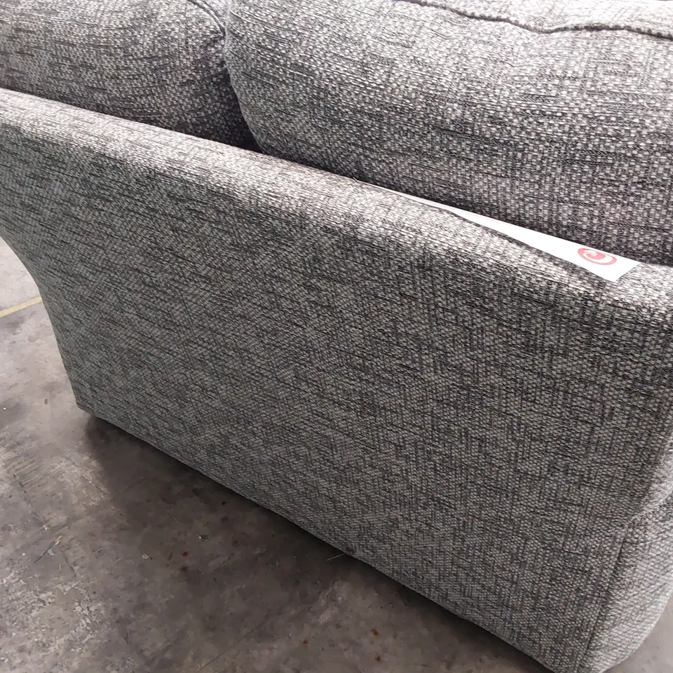 QUALITY BRITISH DESIGNER G PLAN CHADWICK TWO SEATER SOFA REMCO SLATE FABRIC 