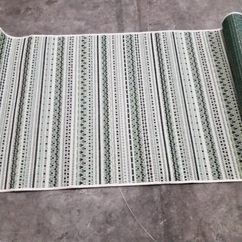 PACO HOME OSTENDE 535 RUG IN GREEN - 80×150CM