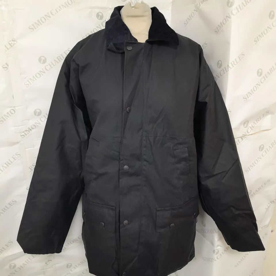 WALKER & HAWKES COAT IN NAVY SIZE M