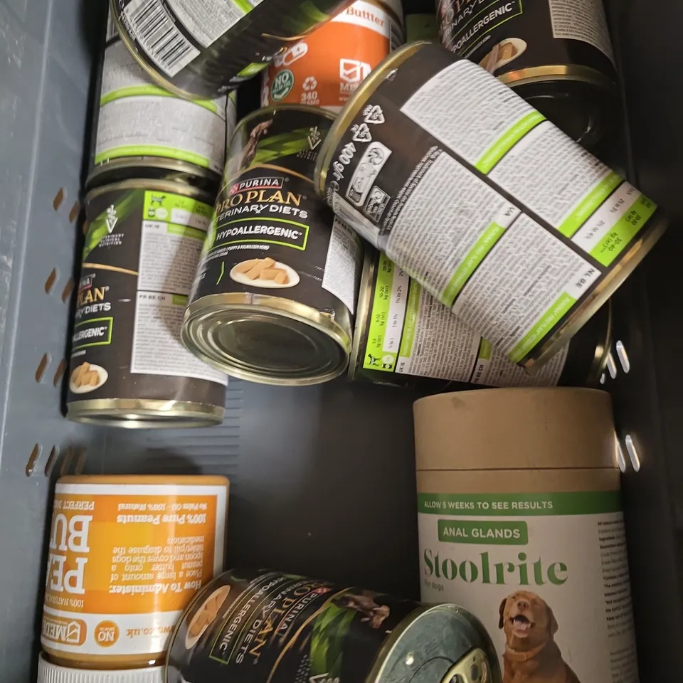 APPROXIMATELY 15 ASSORTED DOG FOOD PRODUCTS 