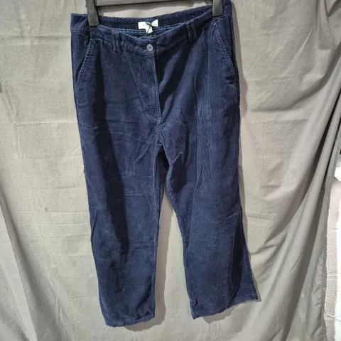 WHITE STUFF BELLE CARD WIDE LEG TROUSERS – DARK NAVY, UK 16R (EU 44, US 12)