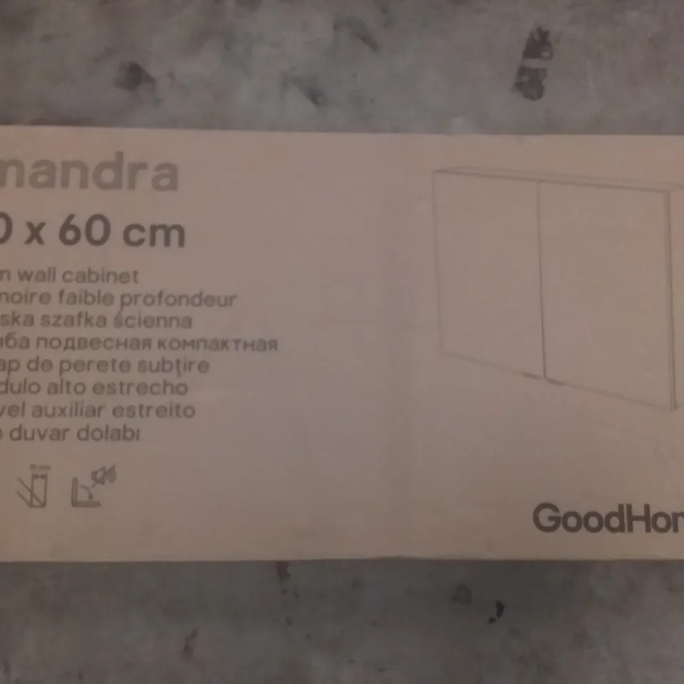 BOXED IMANDRA 80X60CM SLIM WALL CABINET 