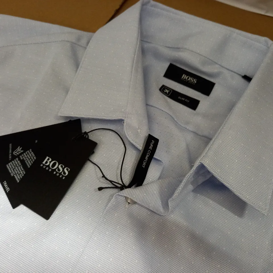 HUGO BOSS SLIM FIT LONG SLEEVE SHIRT - 42 16.5