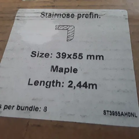 PALLET OF A LARGE QUANTITY OF ASSORTED STAIR NOSES