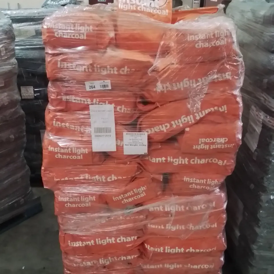 PALLET CONTAINING APPROXIMATELY 100 BRAND NEW 4 PACK INSTANT LIGHT CHARCOAL BAGS