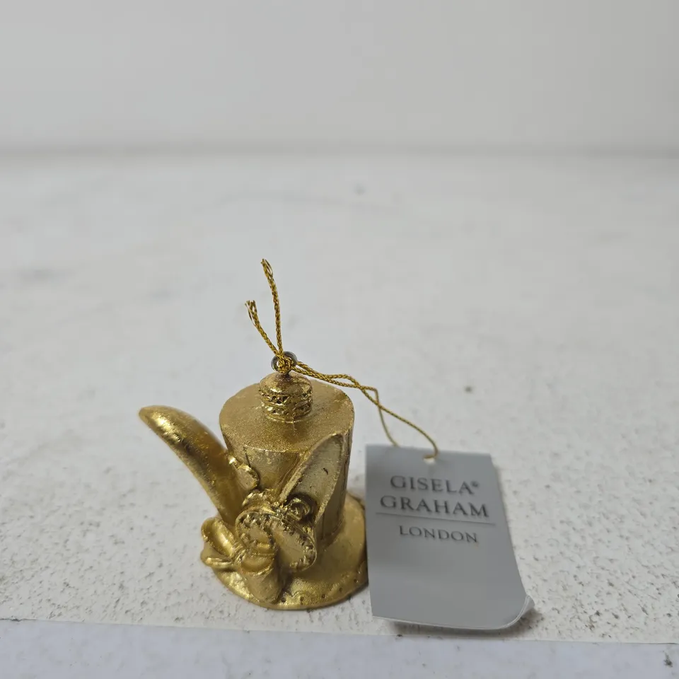 BOXED GISELA GRAHAM LONDON TEAPOT CHARM – GOLD-TONE - APPROX 200 PER BOX 