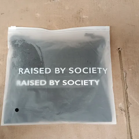 RAISED BY SOCIETY BRANDED ORANGE KNITTED BEANIE