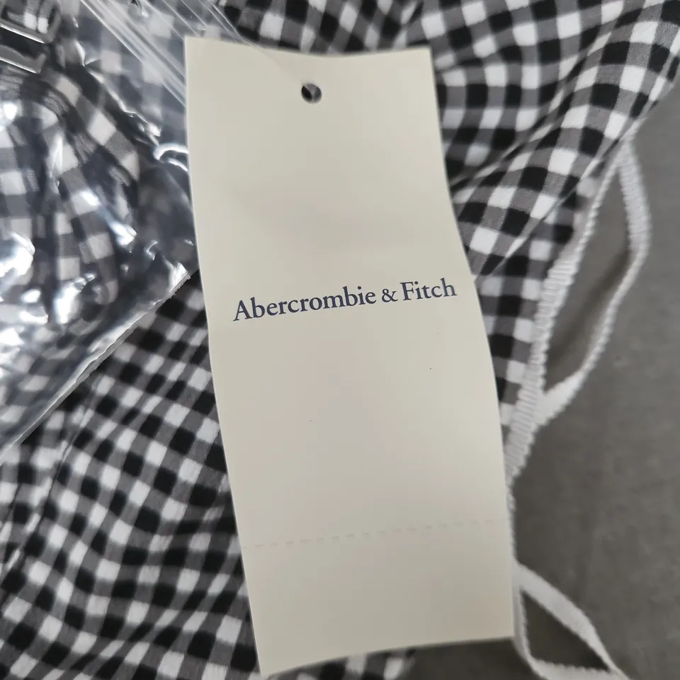 ABERCROMBIE & FITCH GINGHAM CHECK DRESS, WOMEN'S, SIZE X-SMALL