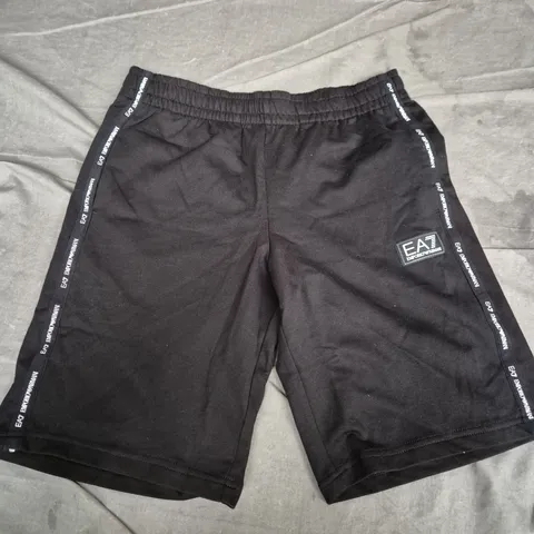 EA7 EMPORIO ARMANI BLACK SHORTS β UK 14 (14A)