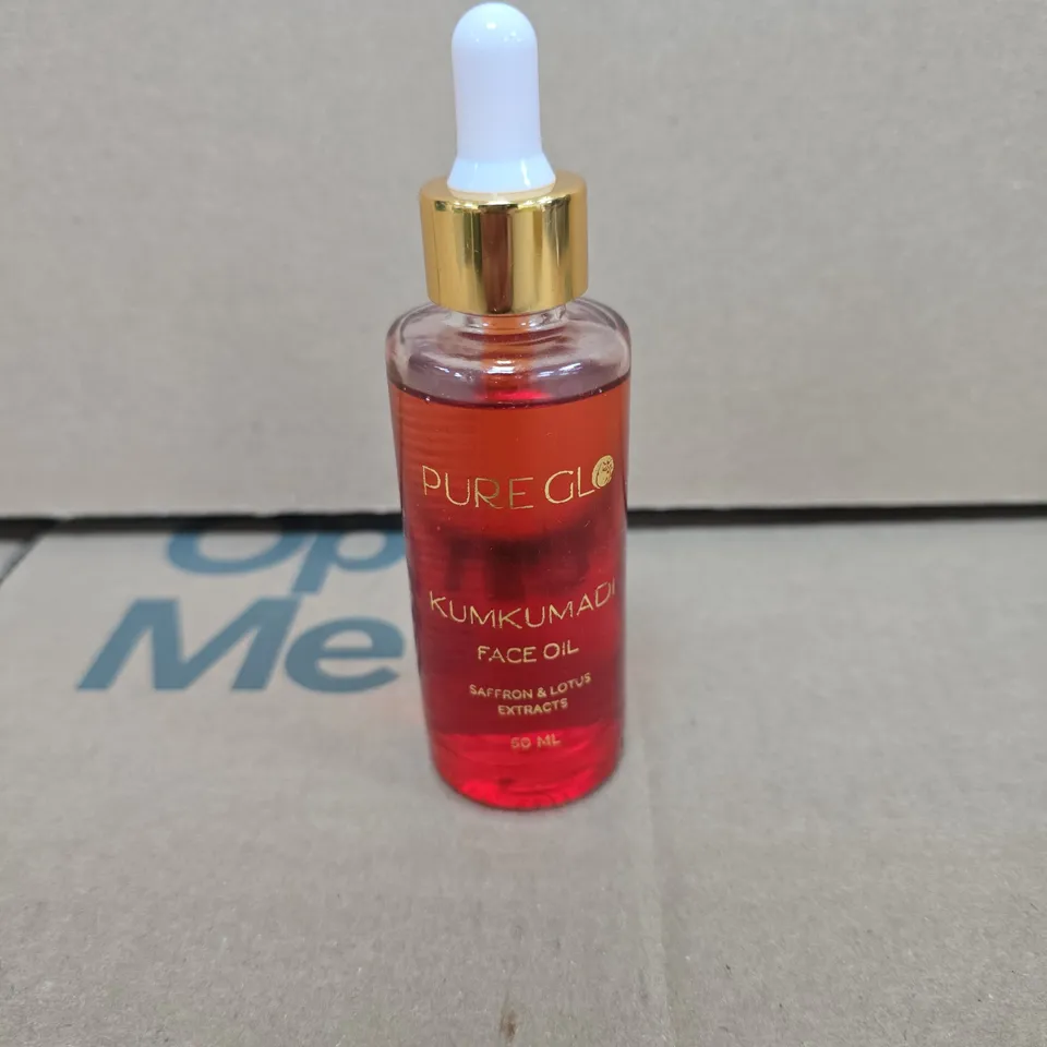 PURE GLOW KUMKUMADI FACE OIL – 50 ML, SAFFRON & LOTUS EXTRACTS