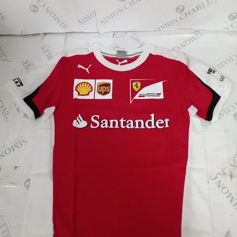 FERRARI LOGO T-SHIRT SIZE 30-32 - KIDS