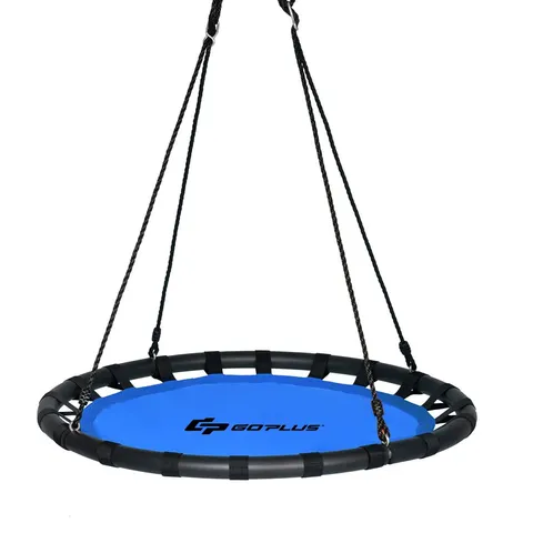 BOXED COSTWAY FABRIC WEB / SAUCER SWING SWING SEAT WITH MOUNTING HANGE (1 BOX)