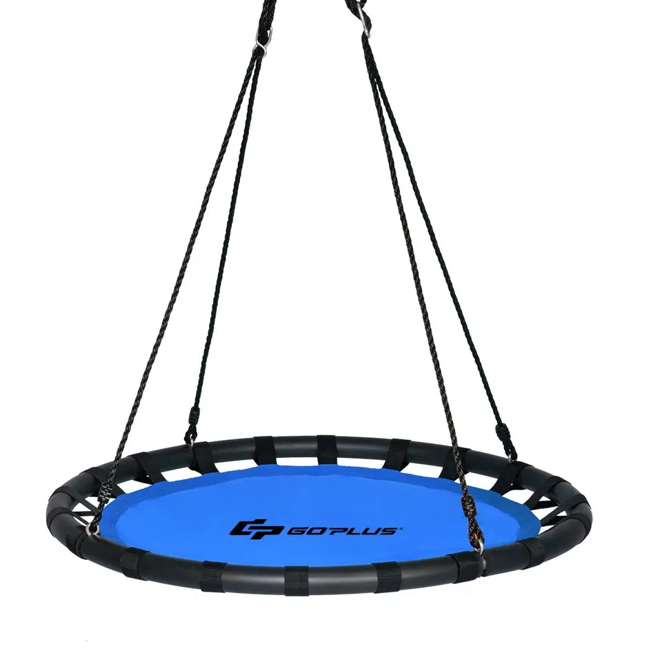 BOXED COSTWAY FABRIC WEB / SAUCER SWING SWING SEAT WITH MOUNTING HANGE (1 BOX)