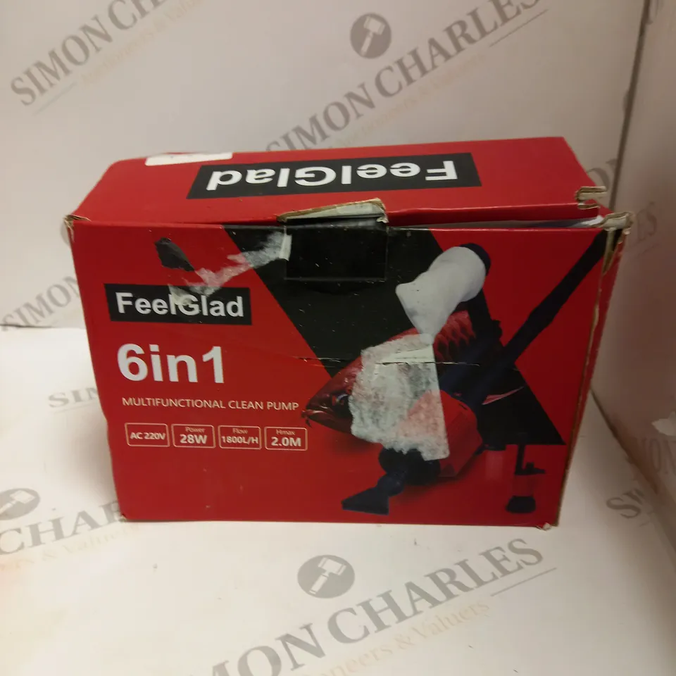 BOXED FEELGLAD 6 IN 1 MULTIFUNCTION CLEAN PUMP 