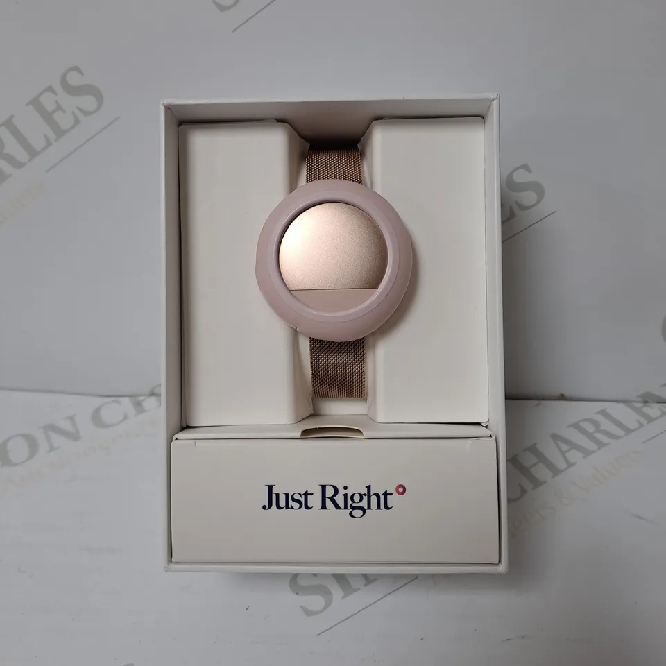 BOXED EMBR LABS WAVE 2 COOLING & WARMING WRISTBAND IN ROSE GOLD