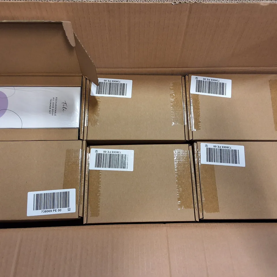 LOT OF 30 BRAND NEW TILI RECHARGABLE ALL OVER BODY TRIMMERS SETS