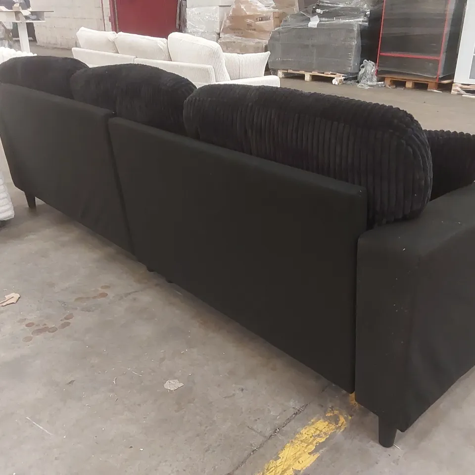 QUALITY DESIGNER CORDUROY 4 SEATER SOFA