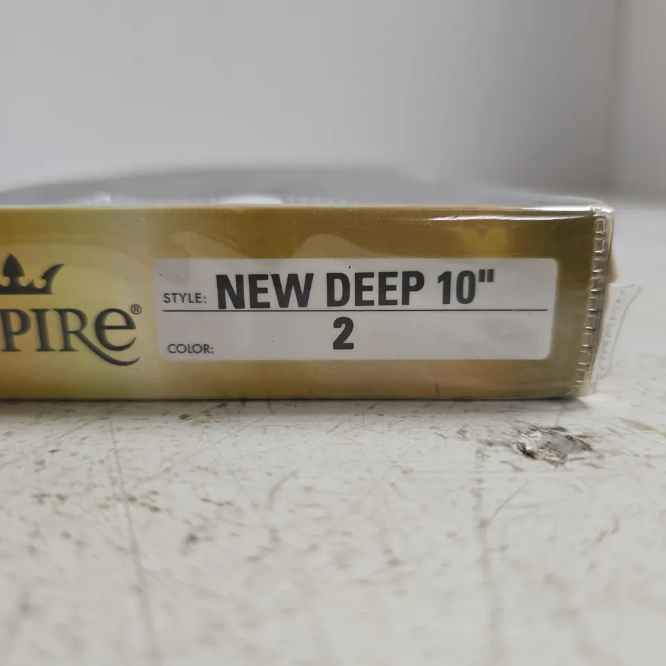 EMPIRE 100% HUMAN HAIR – STYLE NEW DEEP 10, COLOUR 2