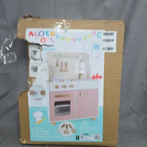 ACORN FLOORSTANDING WOODEN KITCHEN PLAYSET - BLUSH