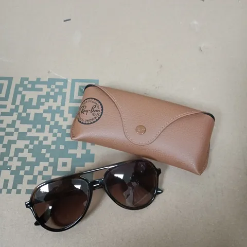 RAY-BAN HAVANA FRAME SUNGLASSES