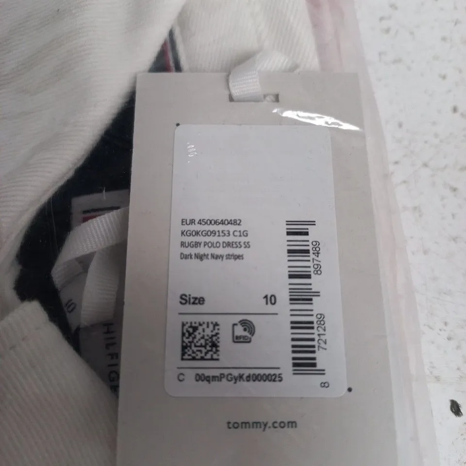 TOMMY HILFIGER RUGBY POLO DRESS –  UK 10