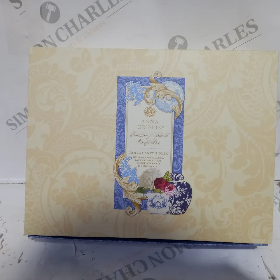 ANNA GRIFFIN - FINISHING SCHOOL CRAFT BOX - CARTE CANTON BLUE
