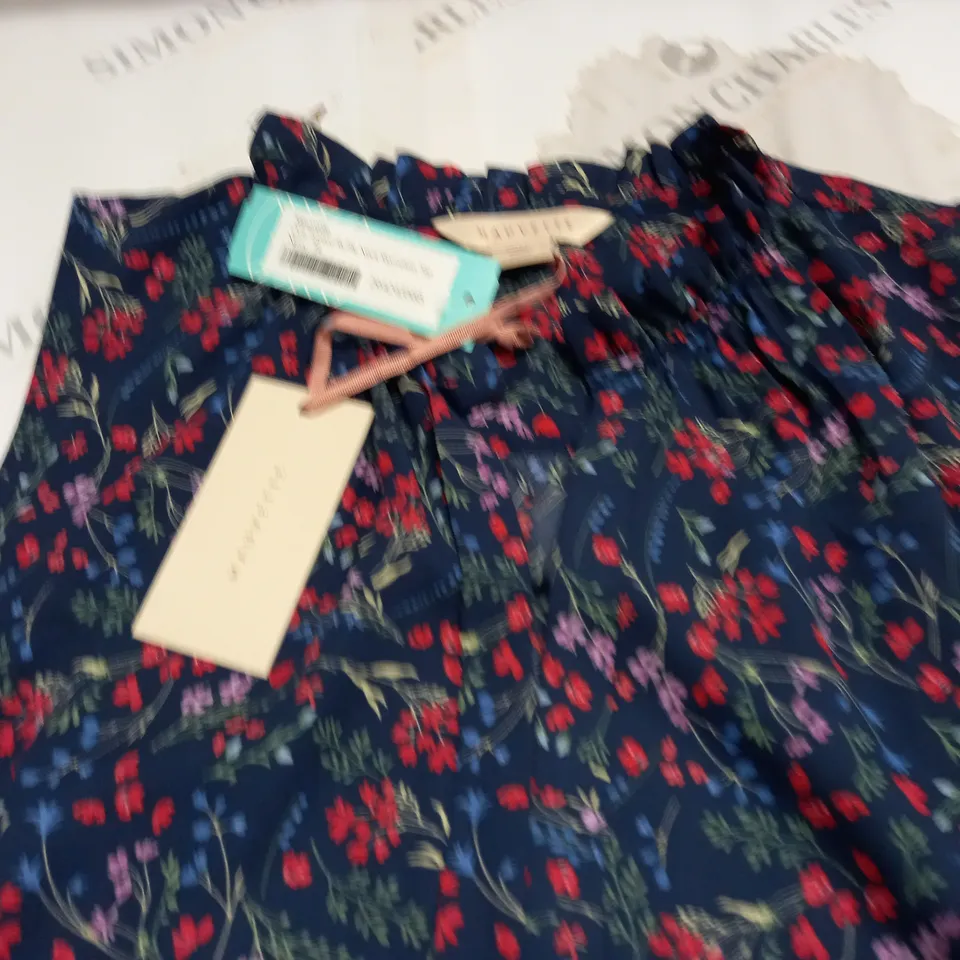 MAUVETTE ORLA PRINTED RUFFLE NECK SLEEVELESS TOP - 14