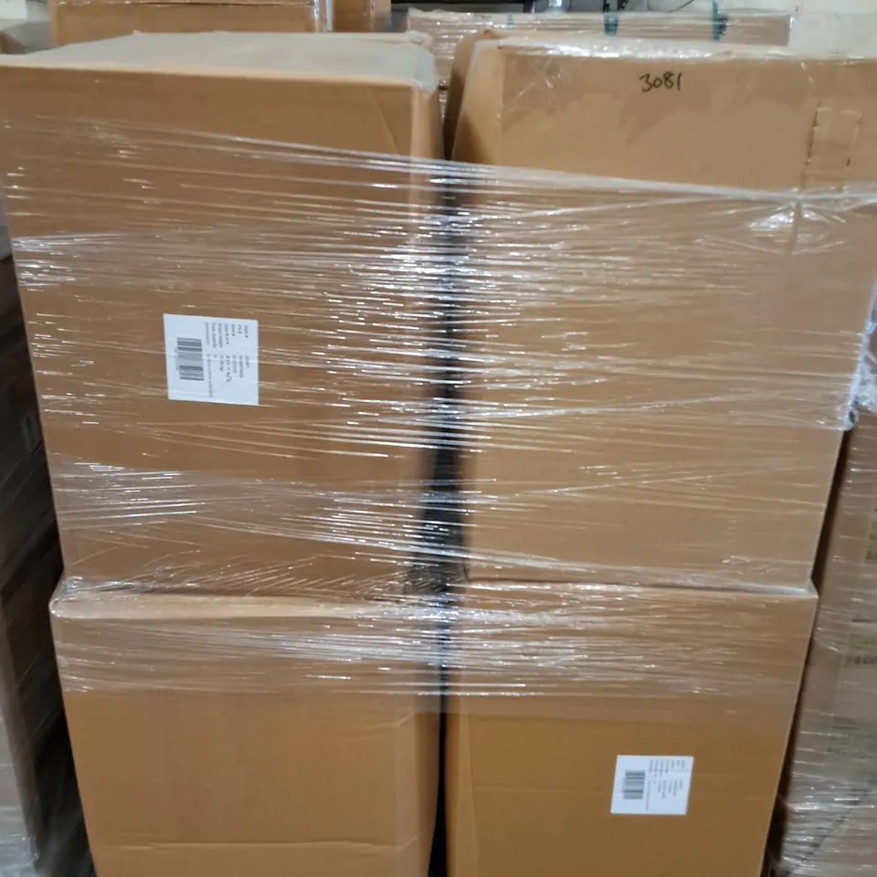 PALLET CONTAINING 8 24-PIECE BOXES OF BRAND NEW NON SLIP BATH MATS IN BROWN 
