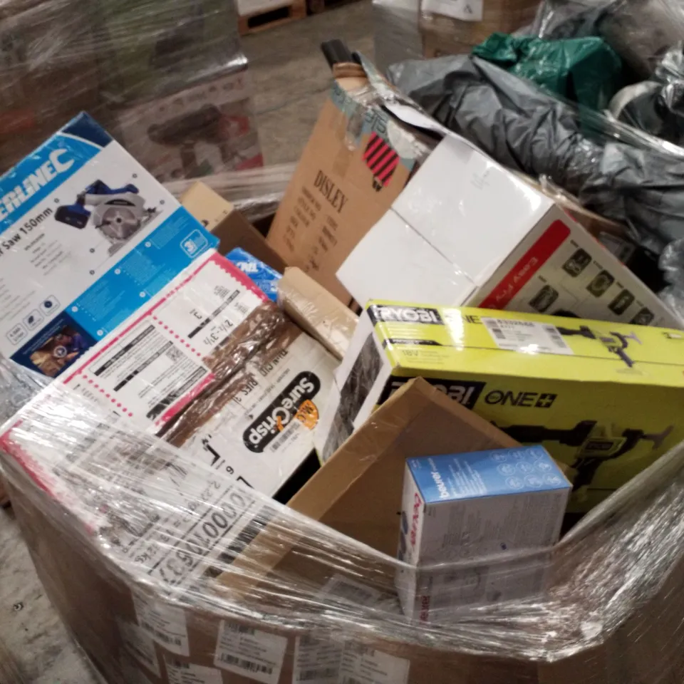PALLET OF APPROXIMATELY 27 ASSORTED HOUSEHOLD & ELECTRICITY PRODUCTS INCLUDING 